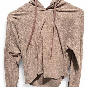 Women's Heathered Purple Hoodie Top